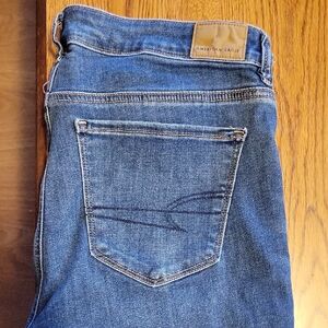 American Eagle Outfitters Denim Jeans High- Rise Skinny Kick